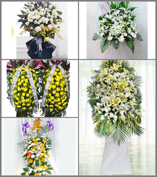 海南海口市龙华区中山街道白事花篮预定
